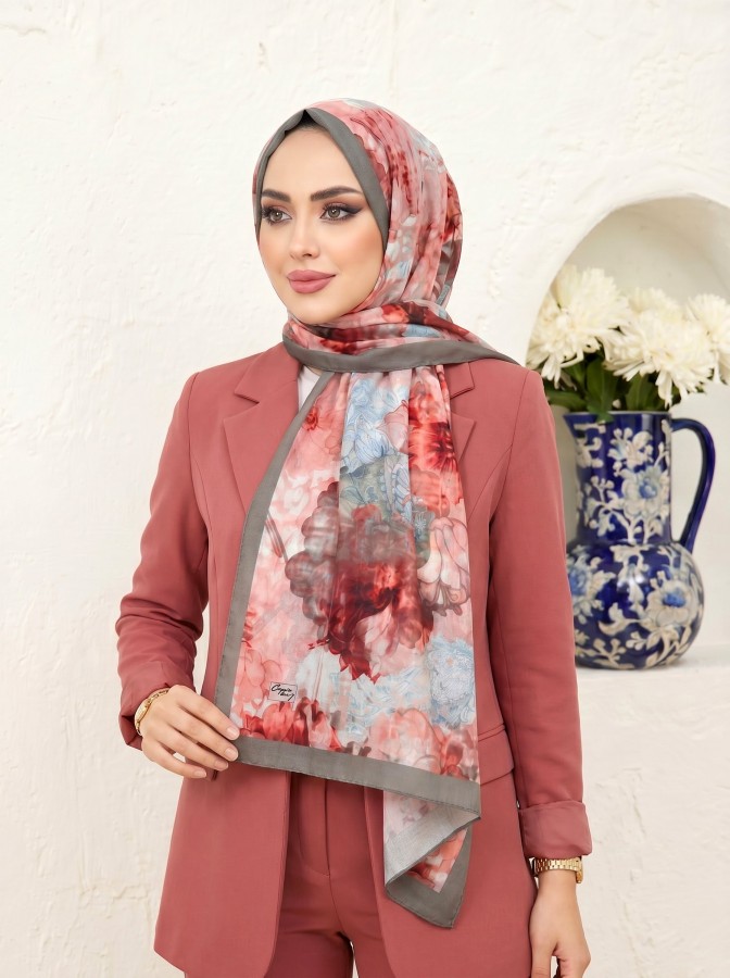 Cappio Sky Bloom Fransız İpeği Şal