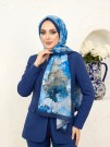 Cappio Sky Bloom Fransız İpeği Şal