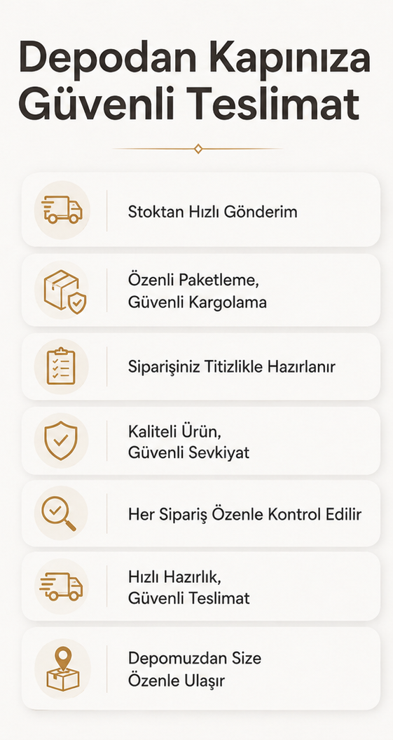 Depodan Kapınıza Güvenli Teslimat avantajları